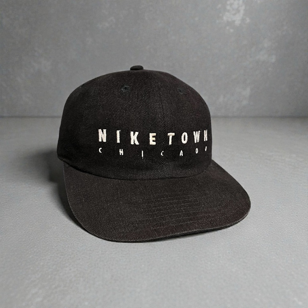 Nike Black Cap with Embroidered Details
